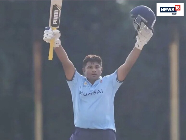 Sarfaraz khan, Sarfaraz khan fastest century, Vijay hazare trophy, Sarfaraz khan fastest century Vijay hazare trophy for Mumbai, Sarfaraz khan list a cricket fastest century for Mumbai, सरफराज खान, सरफराज खान शतक, सरफराज खान सेंचुरी, विजय हजारे ट्रॉफी, सरफराज खान शतक