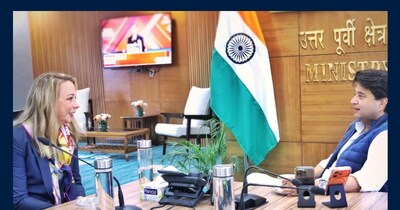 Starlink VP Lauren Dreyer in India for business talks, met Scindia.