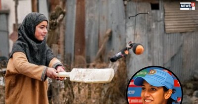 स्मृति मंधाना ने कश्मीरी फैन के लिए किया मैसेज.