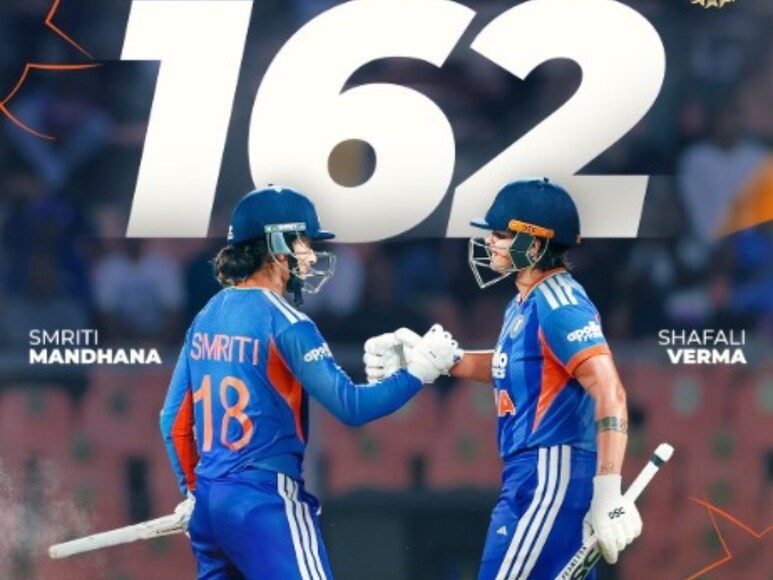 Smriti Mandhana, Shafali Verma, india women vs sri lanka women, ind w vs sl w 4th t20, india women vs sri lanka women t20, india women record t20 score, Smriti Mandhana fifty, Shafali verma consecutive third fifty, स्मृति मंधाना, भारत बनाम श्रीलंका महिला, शेफाली वर्मा