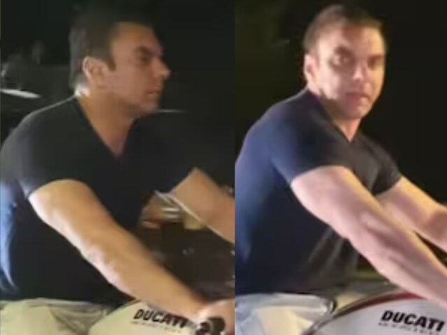 सोहेल खान ने पहले चलाई बिना हेलमेट बाइक, फिर वीडियो बनाने वाले को दी गाली