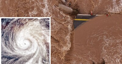 तूफान बायरन ने गाजा-इजरायल में मचाई तबाही.