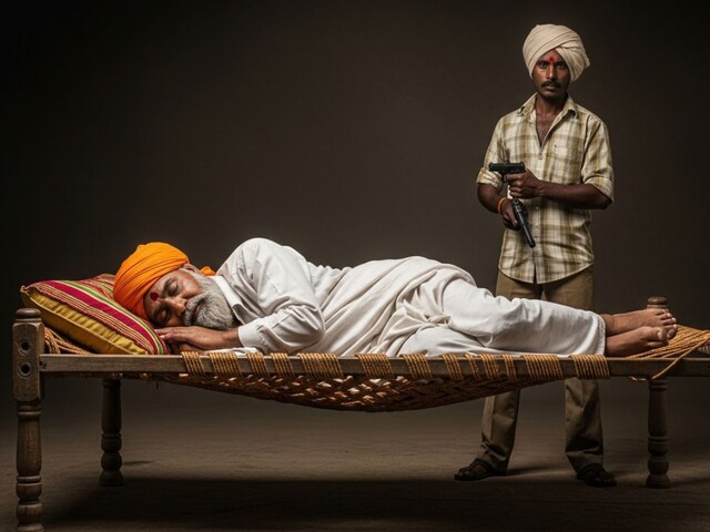 घर के बाहर सो रहा था तांत्रिक, बाइक से आए 3 बदमाश, सिर में गोली मारकर की हत्या