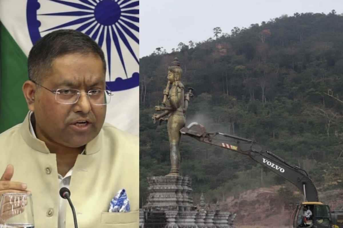 आस्था पर वार बर्दाश्त नहीं कंबोडिया में मूर्ति तोड़ने पर भारत सख्त दी नसीहत