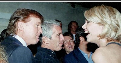 जेफ्री एप्सटीन के साथ डोनाल्ड ट्रंप.