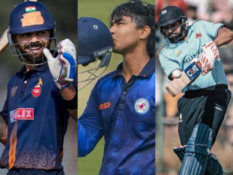 Virat Kohli, Rohit Sharma, Vaibhav Suryavanshi, Vijay Hazare Trophy, Vijay Hazare Trophy 2025-26, virat kohli Vijay hazare trophy, Vaibhav suryavanshi Vijay hazare trophy, वैभव सूर्यवंशी, विजय हजारे ट्रॉफी, विराट कोहली, रोहित शर्मा