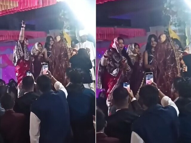 'ई बिहार ह गुरु!' स्टेज पर आंटी जी ने दनादन चलाई गोलियां!