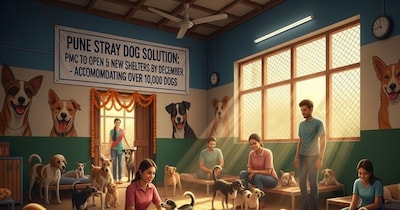 Pune to get relief: 10,000 stray dogs to shelters by Dec 2025
