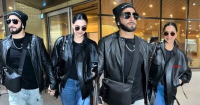 रणवीर सिंह और दीपिका पादुकोण का एयरपोर्ट वीडियो हुआ वायरल.