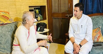 दोनों नेताओं ने इंदौर दूषित पानी मामले पर चर्चा की. (फोटो- जीतू पटवारी फेसबुक)