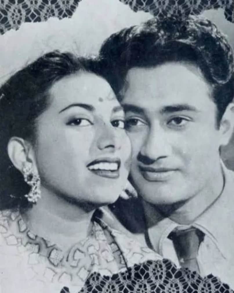 Suraiya and Dev Anand met on the sets of Vidya (1948). During filming, Dev saved Suraiya from drowning when their boat capsized in a shooting mishap. That act of bravery sparked a bond that quickly blossomed into love. Dev later admitted, “I fell in love with Suraiya and that was my first real gafla. The more I couldn’t get her, the more I wanted her.” Suraiya and Dev Anand met on the sets of Vidya (1948). During filming, Dev saved Suraiya from drowning when their boat capsized in a shooting mishap. That act of bravery sparked a bond that quickly blossomed into love. Dev later admitted, “I fell in love with Suraiya and that was my first real gafla. The more I couldn’t get her, the more I wanted her.”