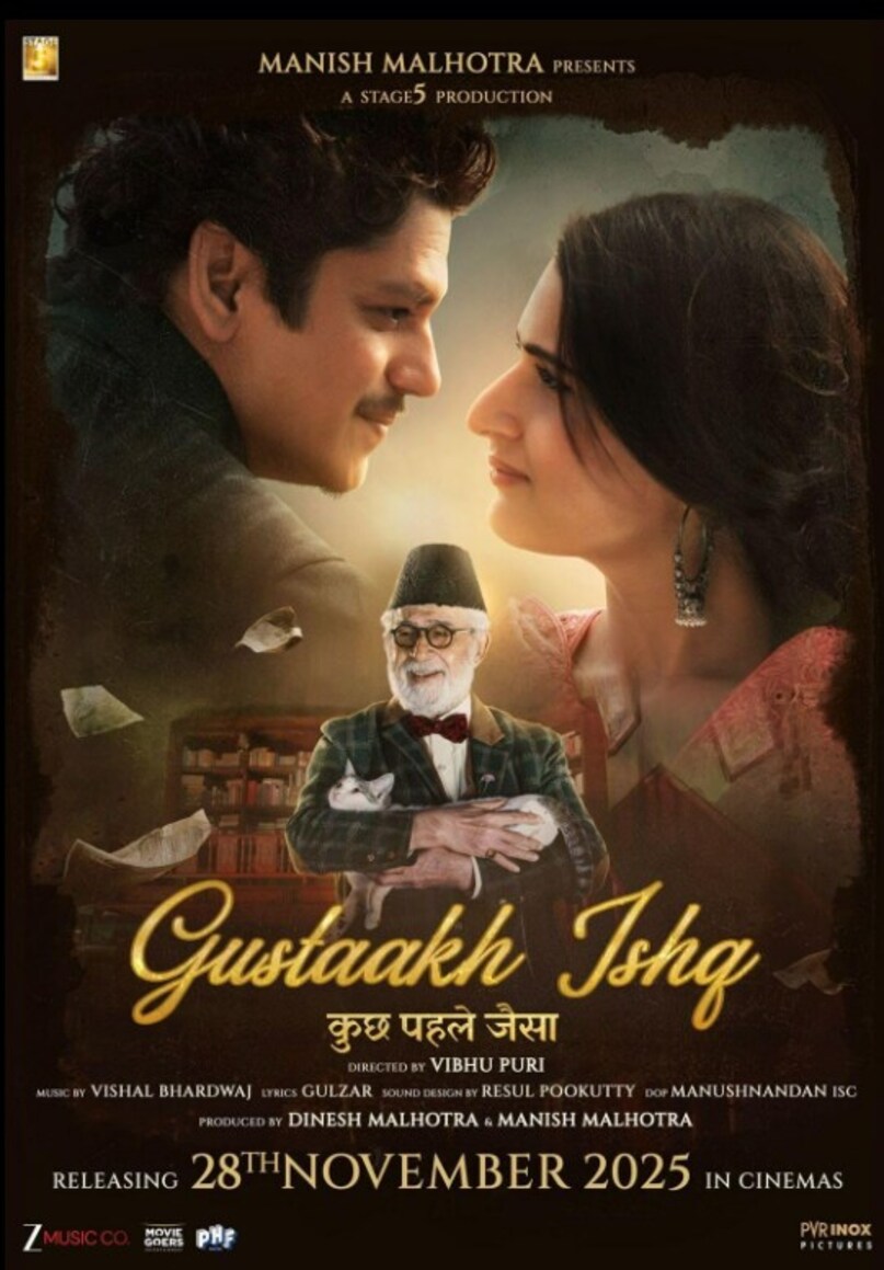 गुस्ताख इश्क (2025): 90 के दशक की पृष्ठभूमि पर बनी इस रोमांटिक ड्रामा में फातिमा ने विजय वर्मा के साथ मिन्नी का किरदार निभाया. फातिमा सना शेख और विजय वर्मा की इस लव स्टोरी को देखकर 90 के दशक की प्रेम कहानियों की याद आ जाती है. 