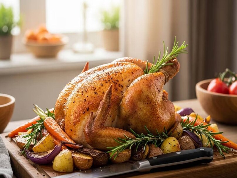 তবে সম্পূর্ণ রান্না হয়ে গেলে চিকেন আবার ফ্রিজে রাখা যেতে পারে। কারণ রান্নার সময় ক্ষতিকর জীবাণু নষ্ট হয়ে যায়। সব মিলিয়ে, চিকেন চামড়া-সহ না চামড়া ছাড়া—কোনটা খাওয়া ভালো, তা নির্ভর করে ব্যক্তির স্বাস্থ্য, জীবনযাপন এবং খাদ্যাভ্যাসের লক্ষ্য অনুযায়ী। সঠিক পরিমাণে ও সঠিক পদ্ধতিতে খেলে, চিকেন শরীরের জন্য একটি অত্যন্ত পুষ্টিকর খাবার।