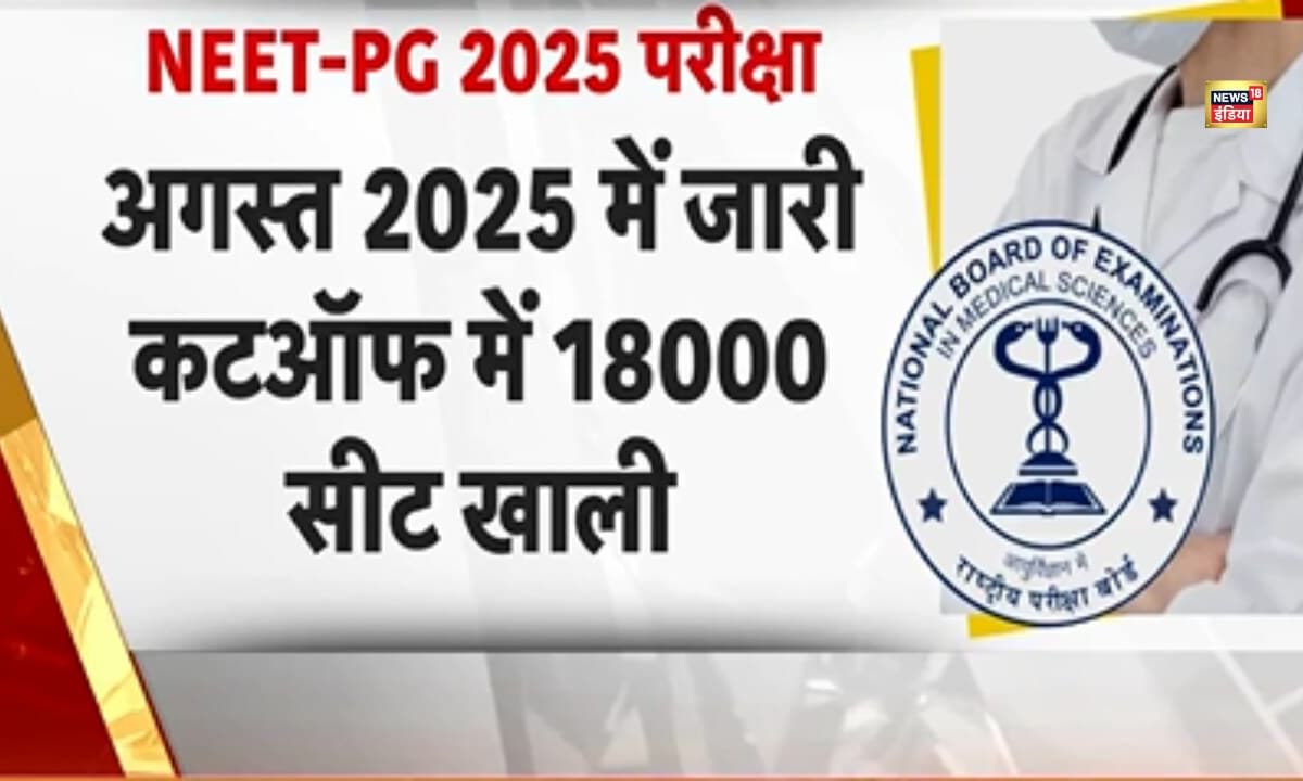 सीट खाली थी तो -40 नंबर में भी मिल गया एडमिशन बनेगा डॉक्टर! NEET PG 2025 कट ऑफ से क्यों खतरा बढ़ा