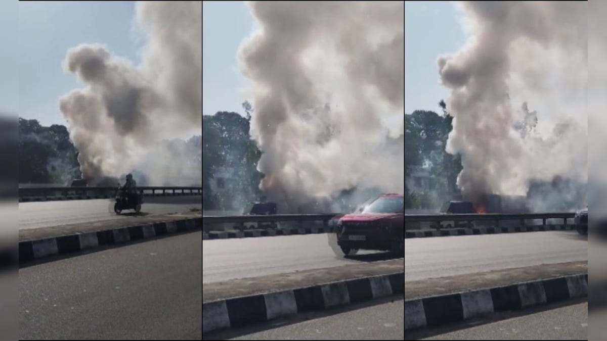 केरल के त्रिशूर में पटाखों की लॉरी बनी आग का गोला, वीडियो में देखिए खौफनाक मंजर; टल गई बड़ी तबाही