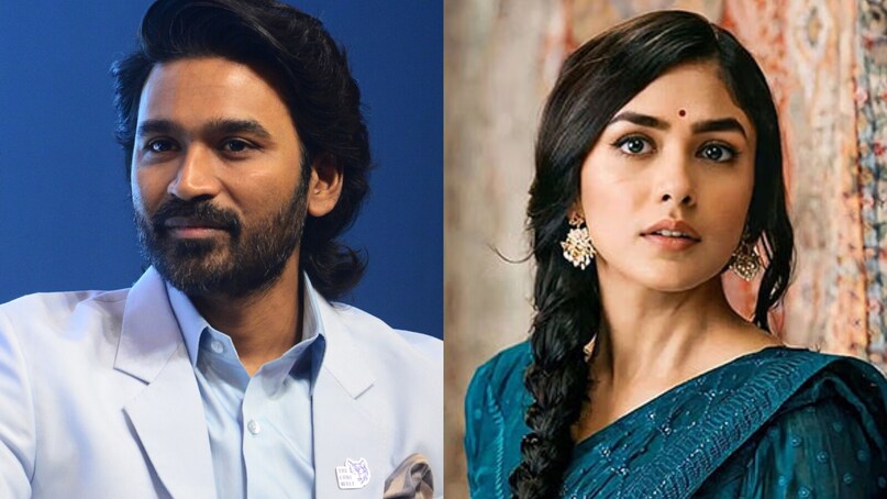 Dhanush and Mrunal Thakur