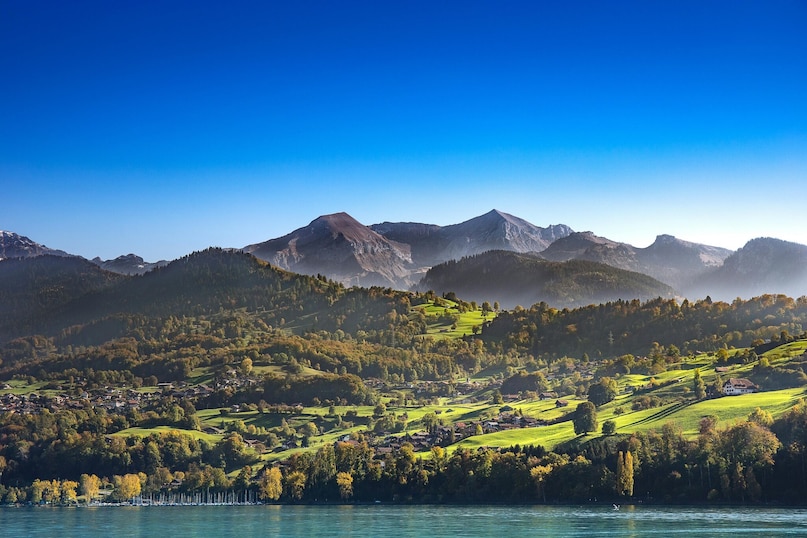 Switzerland: Switzerland’s pristine mountains, turquoise lakes, and charming villages create picture perfect landscapes. Whether you’re hiking emerald trails or riding a scenic train, its mountain beauty is unforgettable year round.