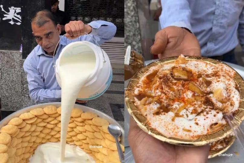 मिलिए दिल्ली के करोड़पति चाटवाले से, जो कथित तौर पर हर सुबह दिल्ली के व्यस्त नेहरू प्लेस में चाट बेचने के लिए अपनी बीएमडब्ल्यू कार से आता है। ये शख्स हैं मुकेश कुमार शर्मा, जिन्हें करोड़पति भल्ले वाले के नाम से जाना जाता है। वह नेहरू प्लेस में लोकप्रिय स्टॉल 'शर्मा जी चाट' चलाते हैं और 1989 से मुंह में पानी ला देने वाला दही भल्ला परोस रहे हैं और दशकों से प्रसिद्धि और दौलत दोनों कमा रहे हैं।