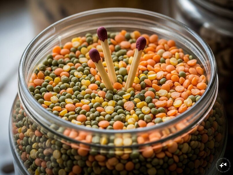 অনেক বাড়িতেই ডাল সংরক্ষণের জন্য দেশলাই কাঠি ব্যবহার করা হয়। ডালের কৌটোর মধ্যে এক-দুটি দেশলাই কাঠি রেখে দিলে পোকার সমস্যা কমে। দেশলাইয়ের কাঠির মাথায় থাকা সালফারের গন্ধ পোকামাকড় সহ্য করতে পারে না বলেই এই টোটকা কার্যকর বলে মনে করা হয়। অনেক বাড়িতেই ডাল সংরক্ষণের জন্য দেশলাই কাঠি ব্যবহার করা হয়। ডালের কৌটোর মধ্যে এক-দুটি দেশলাই কাঠি রেখে দিলে পোকার সমস্যা কমে। দেশলাইয়ের কাঠির মাথায় থাকা সালফারের গন্ধ পোকামাকড় সহ্য করতে পারে না বলেই এই টোটকা কার্যকর বলে মনে করা হয়।