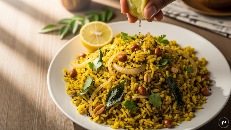 In the western state of Maharashtra, poha is the quintessential breakfast dish. Made from flattened rice sautéed with onions, mustard seeds, curry leaves, and turmeric, poha is light yet satisfying. Often garnished with peanuts, coriander, and a squeeze of lemon, it is a dish that balances simplicity with flavor. Poha’s popularity lies in its versatility, enjoyed by office-goers and families alike as a quick but wholesome start to the day.