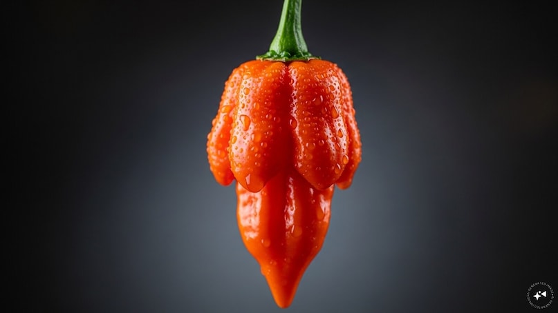  One of the hottest chillies in the world, Bhut Jolokia (also known as ghost pepper) originates from Assam and the Northeast. Its fiery intensity once earned it a place in the Guinness World Records. Used sparingly in chutneys and pickles, it is so potent that it has even been incorporated into defense sprays.