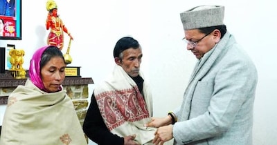 अंकिता के माता-पिता से मिले CM धामी 