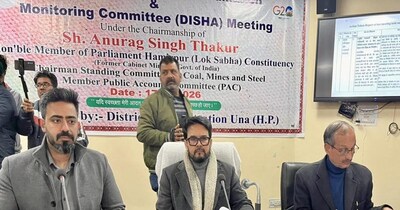 शनिवार को ऊना में जिला विकास समन्वय एवं निगरानी समिति (दिशा) की त्रैमासिक समीक्षा बैठक आयोजित हुई. 