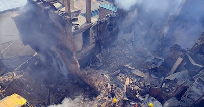 हिमाचल के सोलन जिले के अर्की बाजार में भीषण अग्निकांड.