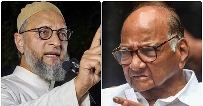 असदुद्दीन ओवैसी ने शरद पवार पर हमला बोला. (फाइल फोटो)