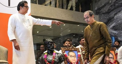 उद्धव ठाकरे और राज ठाकरे एक साथ मिलकर चुनाव लड़े थे. (PTI)