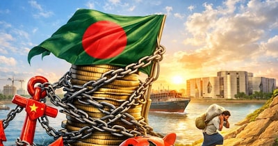 कर्ज के जाल में बांग्लादेश, चीन से उधारी बढ़ी. (Image:AI)
