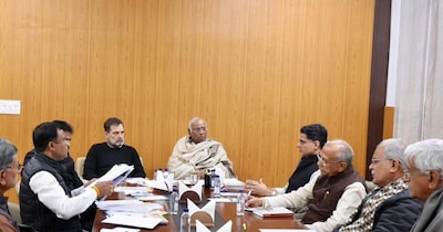 दिल्ली में छत्तीसगढ़ कांग्रेस नेताओं की बैठक.