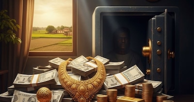 चोरों ने घर में रखे 87 लाख रुपये नकद और करीब 23 लाख रुपये के सोने-चांदी के जेवरात चोरी कर लिए.