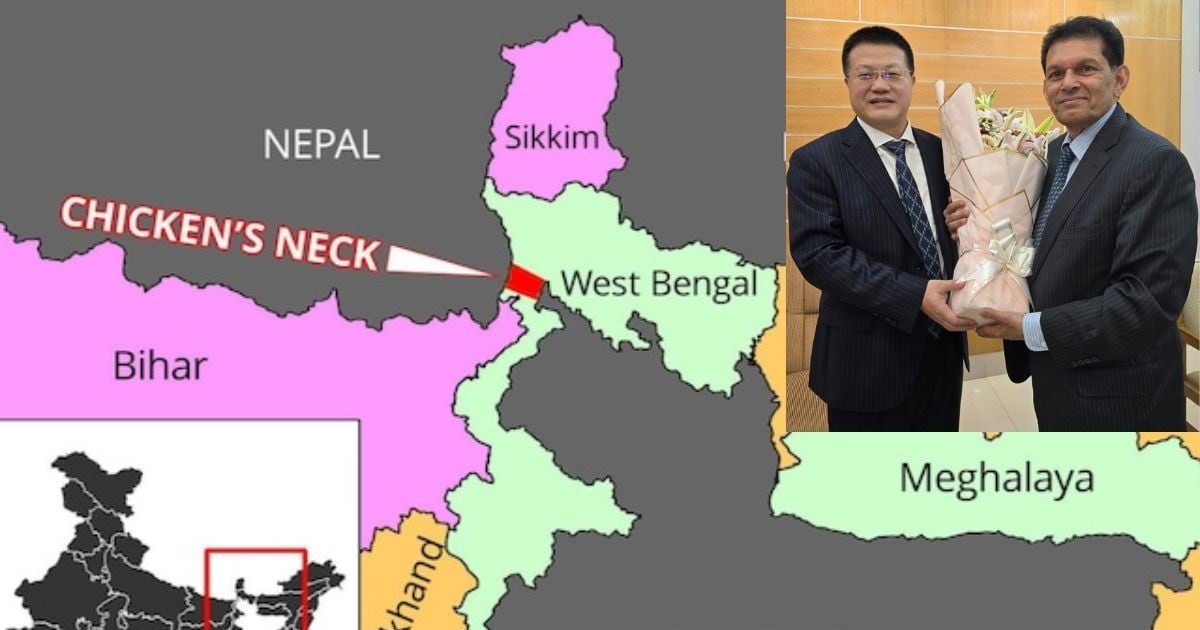 चिकन नेक पर चीन संग नई खिचड़ी पका रहा बांग्लादेश, यूनुस सरकार ने चीनी राजदूत को दिखाया सिलीगुड़ी कॉरिडोर