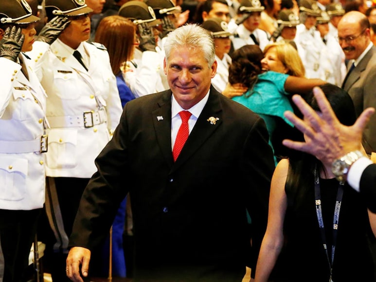 Cuban President Miguel Diaz-Canel