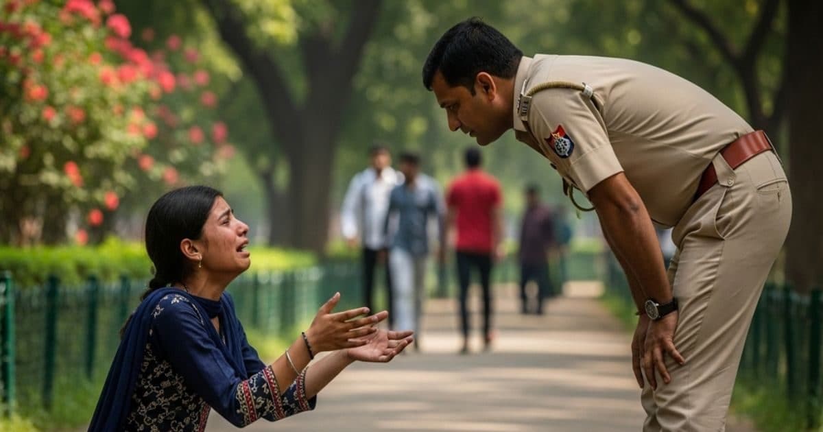 पुलिस के सामने बिलखती मासूम, जिसकी रूह कपा देने वाली पुकार सुनकर खौल जाएगा आपका खून, पहले पिता और अब मां...