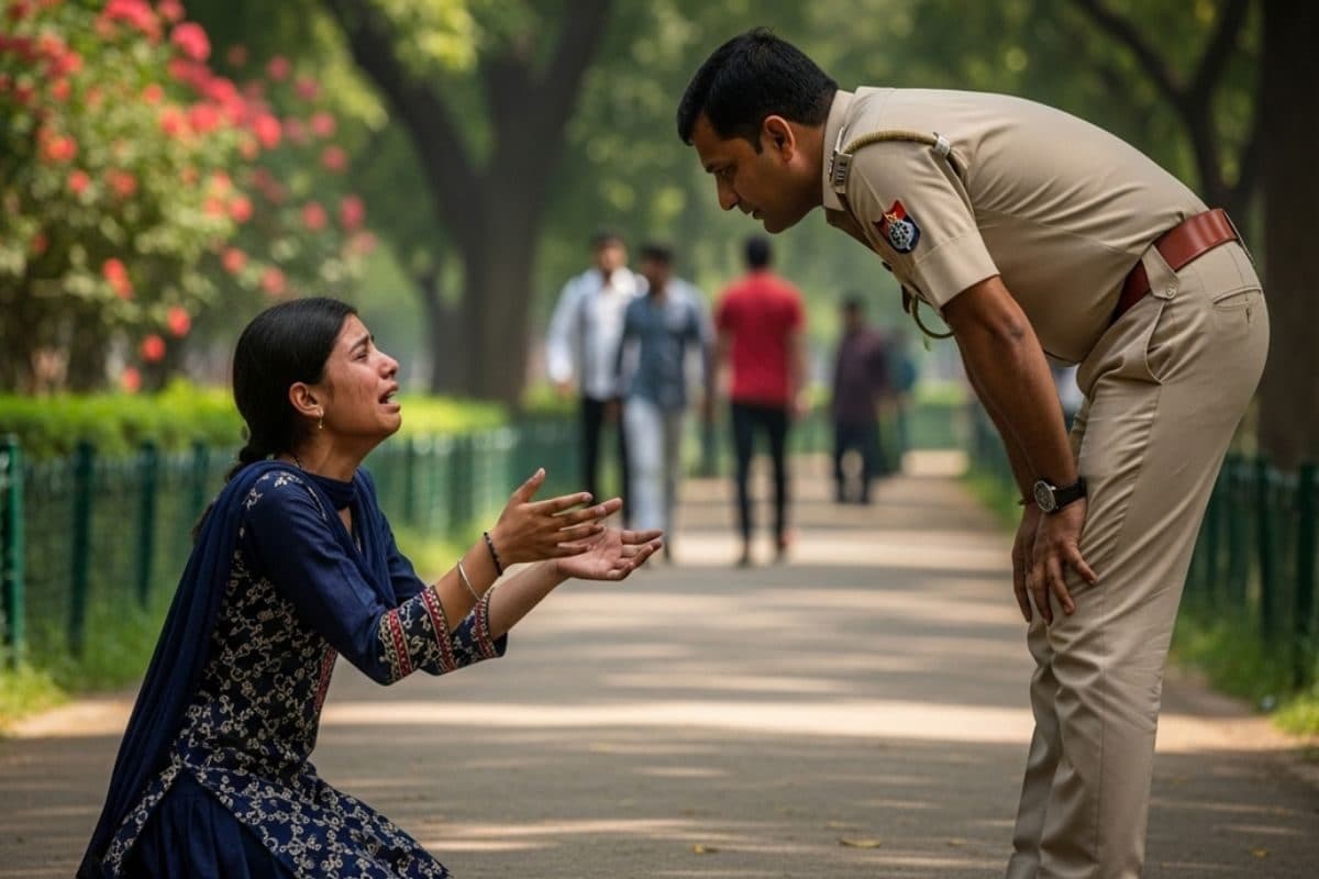 पुलिस के सामने बिलखती मासूम जिसकी रूह कपा देने वाली पुकार सुनकर खौल जाएगा आपका खून पहले पिता और अब मां