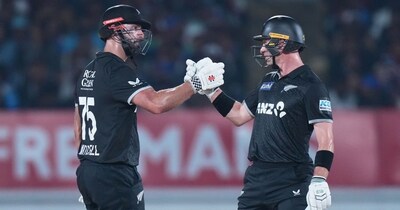 Daryl Mitchell Smashes Record: First NZ Batsman with 3 ODI Centuries vs India in India