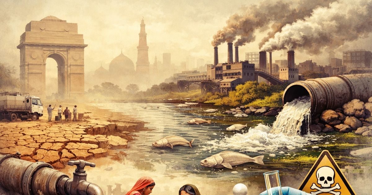 सावधान दिल्ली! 4 फरवरी तक सूखे रहेंगे नल, नहरों की मरम्मत और जहरीली यमुना ने कैसे रोकी पानी की सप्लाई?