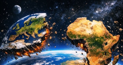 क्यों एक लट्टू की तरह धीरे-धीरे घूम रहा है धरती का एक बड़ा हिस्सा? (AI Photo)