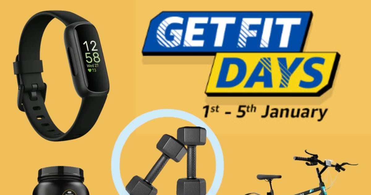 Tach – अमेज़न Get Fit Days 2026: फिटनेस प्रोडक्ट्स व स्मार्टवॉच पर छूट