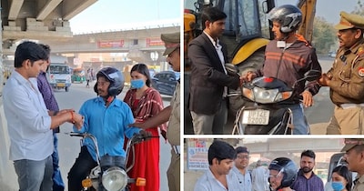 Ghaziabad's 'Helmet Man' Dinesh Kumar: From Personal Tragedy to Public Safety Hero