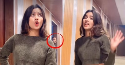 Girl's Viral Dance to Bhojpuri Song in Hotel Lobby Captivates Viewers