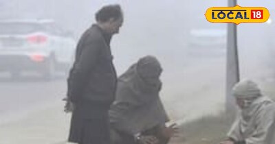 नए साल की सुबह हरियाणा में कड़ाके की ठंड और धुंध.