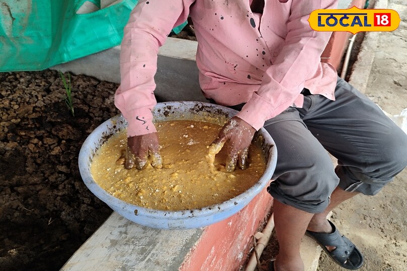 जीवामृत और घनजीवामृत निर्माण