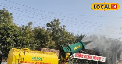 सर्किट हाउस, पावटा, सोजती गेट व नई सड़क सहित कई इलाकों में स्मोक गन से पानी का छ