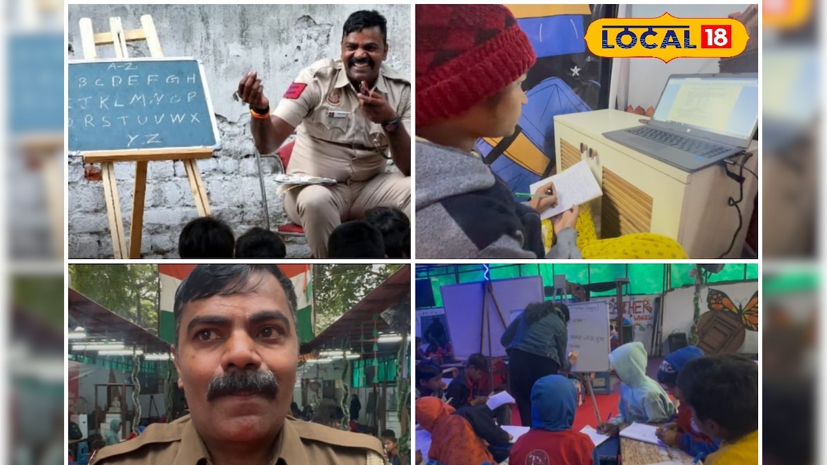 दिल्ली पुलिस जवान की पहल, बच्चों को देखा अनपढ़ तो देने लगे फ्री क्लास, कई बच्चों की बदली किस्मत