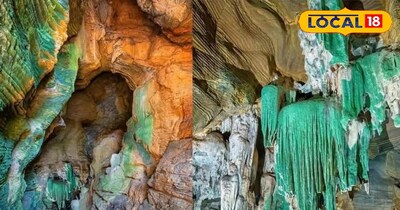 बस्तर की कांगेर घाटी में मिली नई ग्रीन गुफा, लाइकेन की हरियाली ने बढ़ाया आकर्षण<