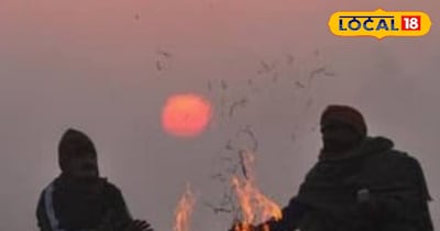 हरियाणा में कड़ाके की ठंड, कोहरा और शीतलहर का असर.