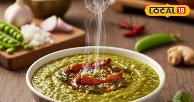 हरे और ताजे मटर की दाल...